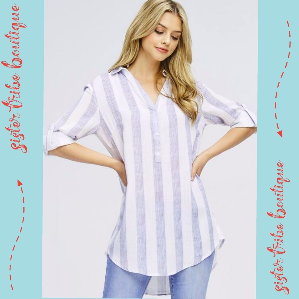 NWT Striped Tunic